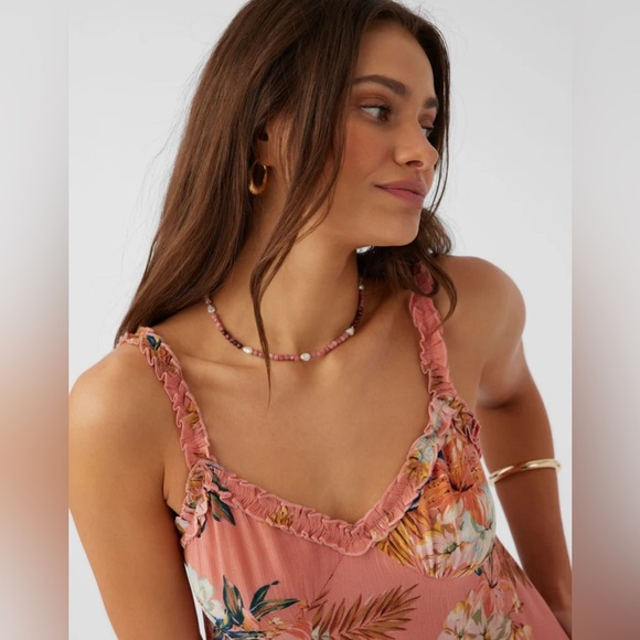 O’Neill Luella babydoll dress - canyon clay/size L - Picture 5 of 5